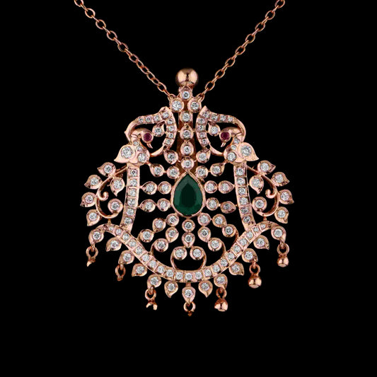 Diamond PENDANT With 13.249 Gms of 18 Kt Gold and 1.447 Cts of Certified Natural Diamonds Code: MJ26PND77