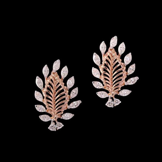 18 KT DIAMOND EARRING 3.51 Gms - MJ25ER46