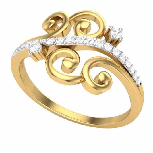 18 KT DIAMOND RING 2 Gms - MJ25RG150