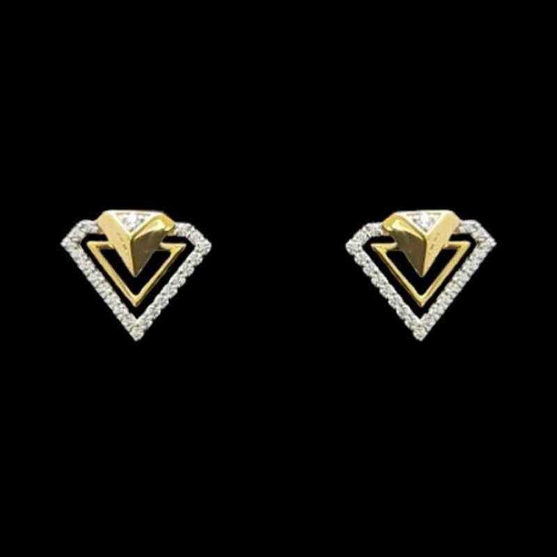 18 KT DIAMOND EARRING 1.78 Gms - MJ25ER408