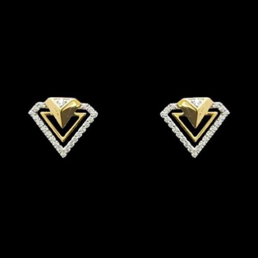 18 KT DIAMOND EARRING 1.78 Gms - MJ25ER408