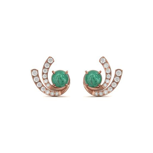 18 KT DIAMOND EARRING 1.406 Gms - MJ25ER121