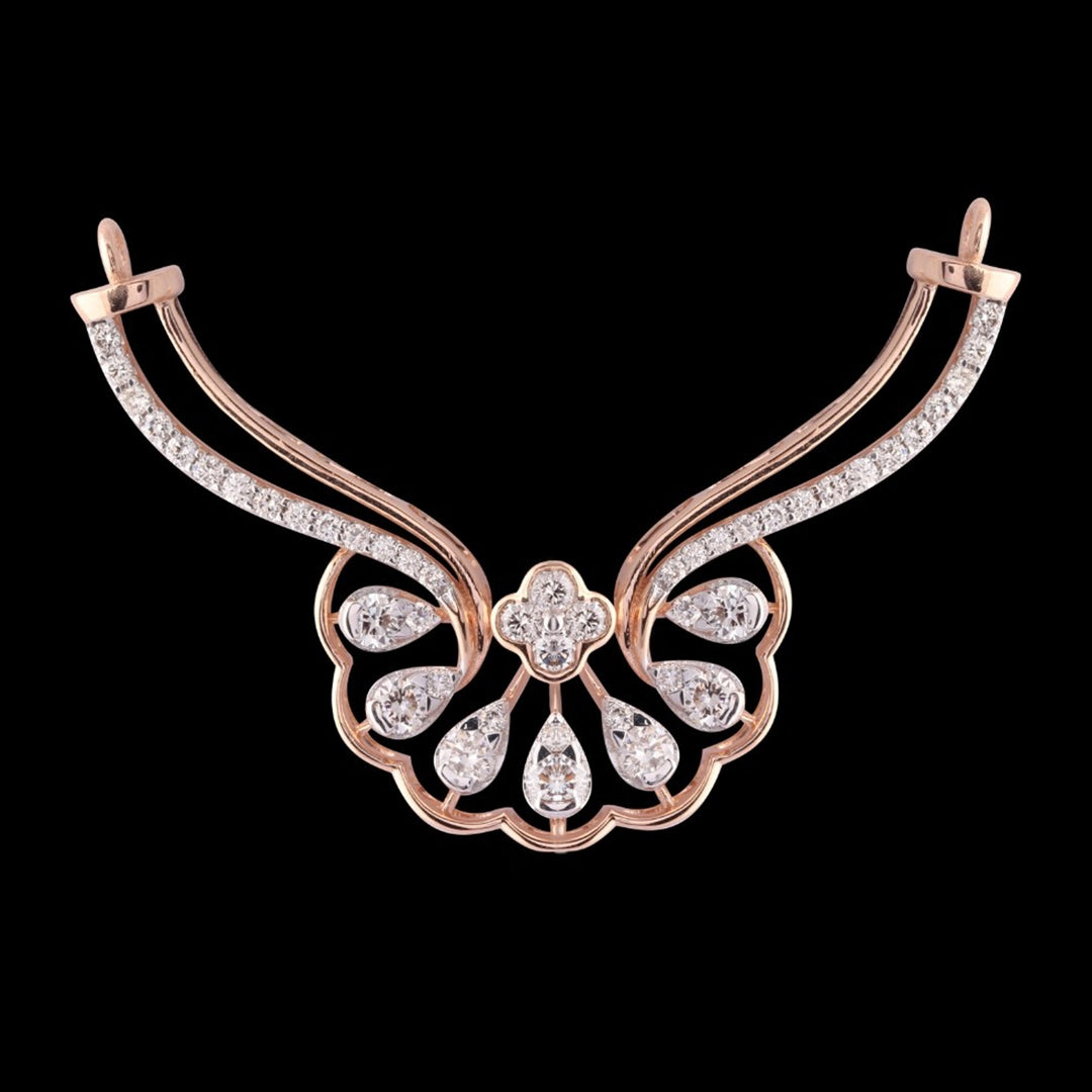 18 KT DIAMOND MANGALSUTRA 4.776 Gms - MJ25MS113