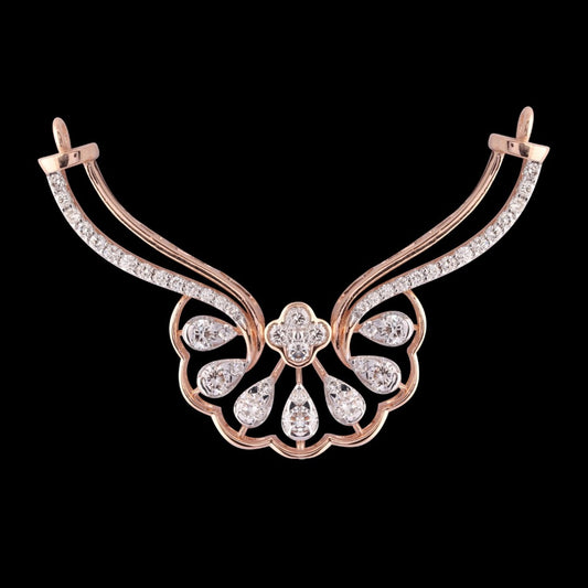 18 KT DIAMOND MANGALSUTRA 4.776 Gms - MJ25MS113