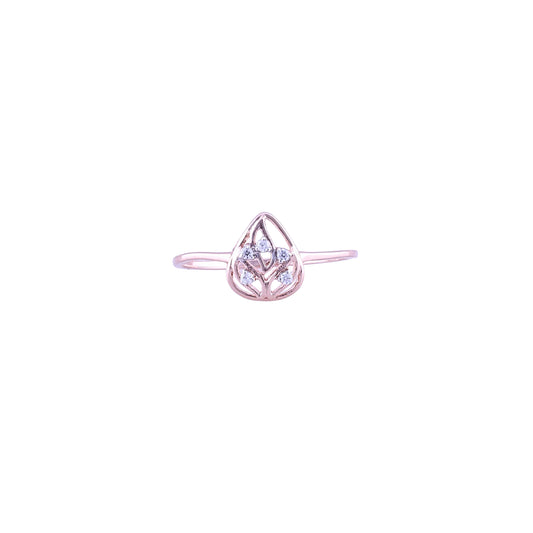 Diamond RING With 1.28 Gms of 18 Kt Gold and 0.04 Cts of Certified Natural Diamonds Code: MJ26RG655