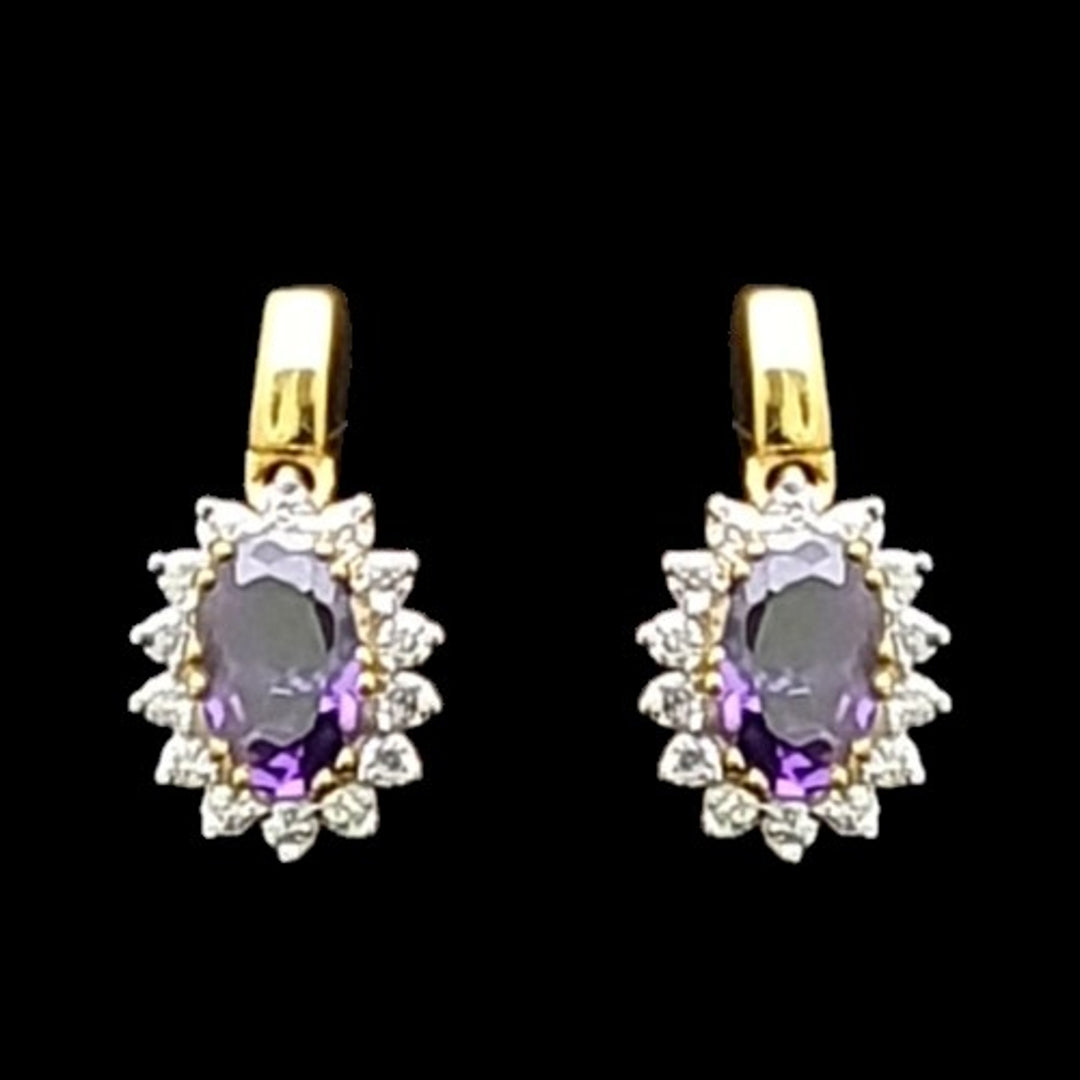 18 KT DIAMOND EARRING 1.67 Gms - MJ25ER374