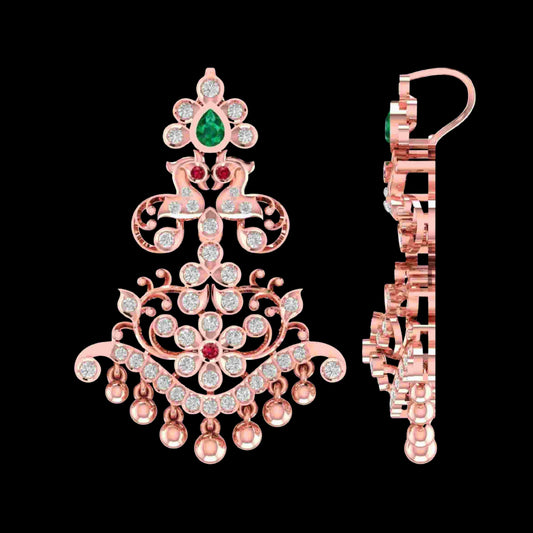 Diamond PENDANT With 7.2 Gms of 18 Kt Gold and 0.763 Cts of Certified Natural Diamonds Code: MJ26PND112