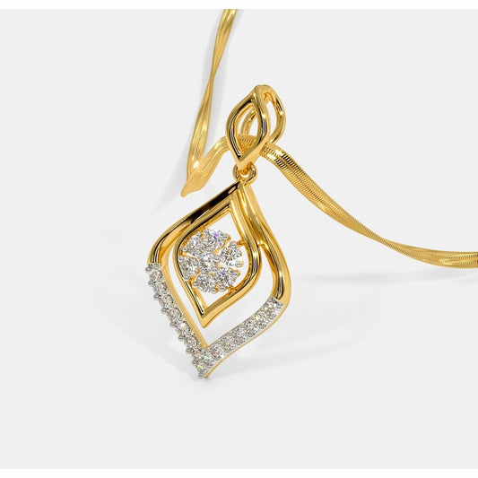 18 KT DIAMOND PENDANT 4.5 Gms - MJ25PD284