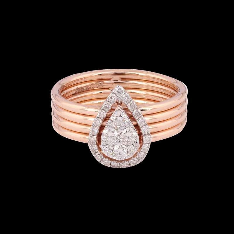 18 KT DIAMOND RING 3.288 Gms - MJ25RG482