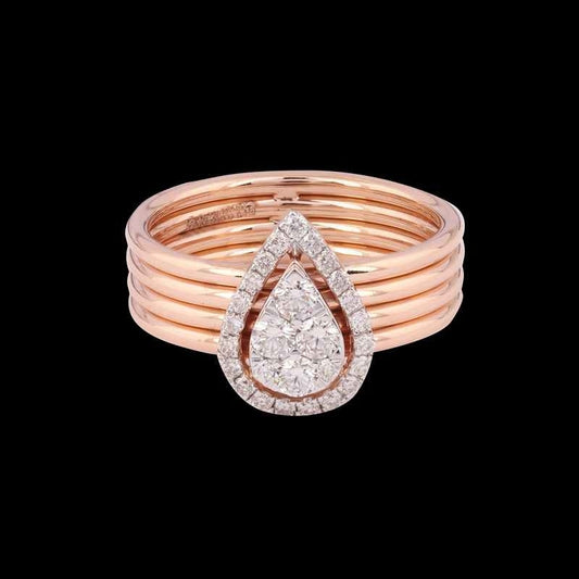 18 KT DIAMOND RING 3.288 Gms - MJ25RG482