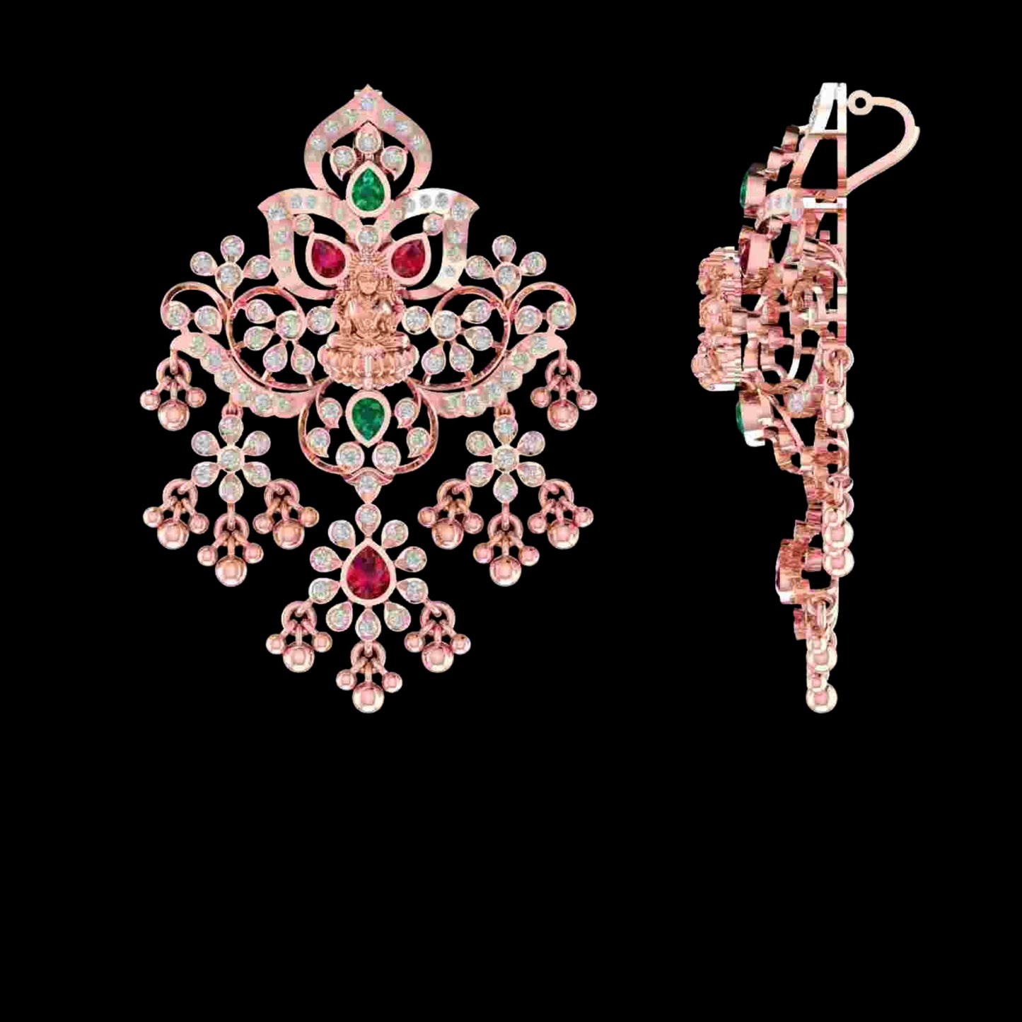 Diamond PENDANT With 14 Gms of 18 Kt Gold and 1.595 Cts of Certified Natural Diamonds Code: MJ26PND148