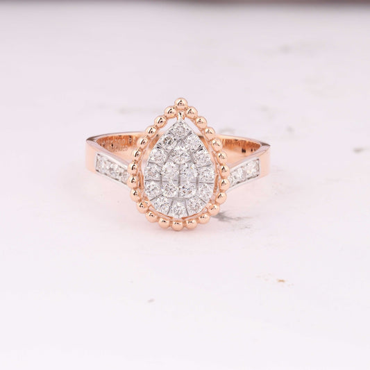 18 KT DIAMOND RING 3.402 Gms - MJ25RG414