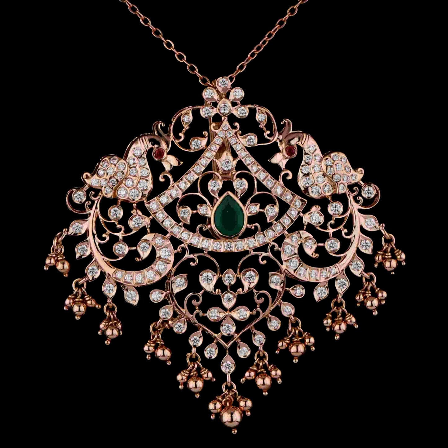 Diamond PENDANT With 18 Gms of 18 Kt Gold and 2.257 Cts of Certified Natural Diamonds Code: MJ26PND56