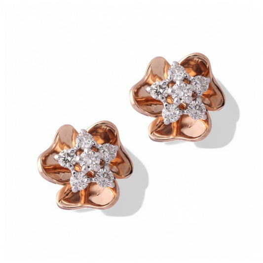 18 KT DIAMOND EARRING 2.64 Gms - MJ25ER78