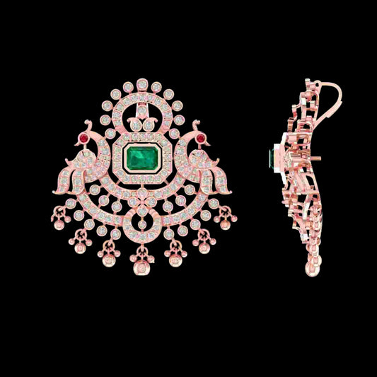 Diamond PENDANT With 20 Gms of 18 Kt Gold and 2.558 Cts of Certified Natural Diamonds Code: MJ26PND145
