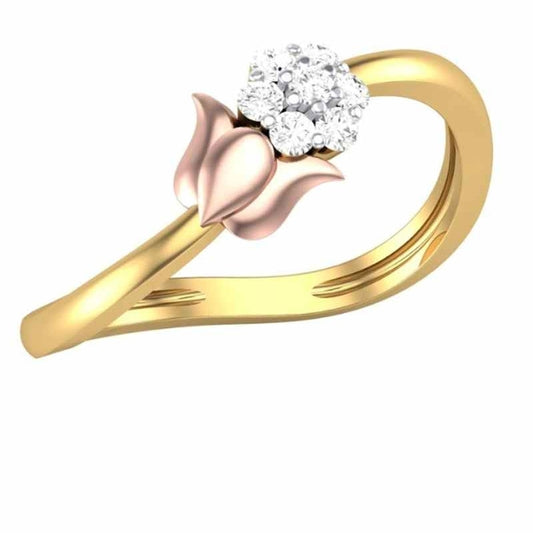 18 KT DIAMOND RING 2 Gms - MJ25RG326