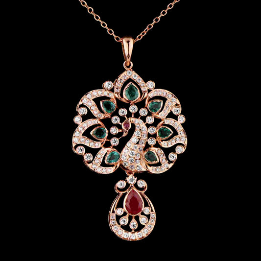 Diamond PENDANT With 12.384 Gms of 18 Kt Gold and 1.542 Cts of Certified Natural Diamonds Code: MJ26PND79