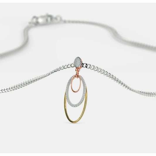 18 KT DIAMOND PENDANT 4.5 Gms - MJ25PD287
