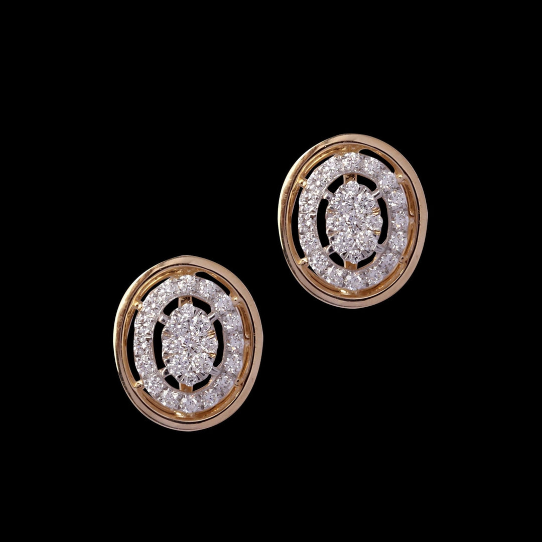 18 KT DIAMOND EARRING 3.264 Gms - MJ25ER33