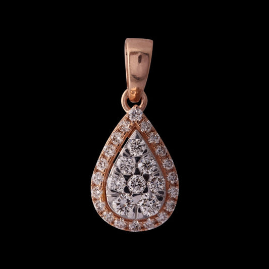 18 KT DIAMOND PENDANT 1.472 Gms - MJ25PD127