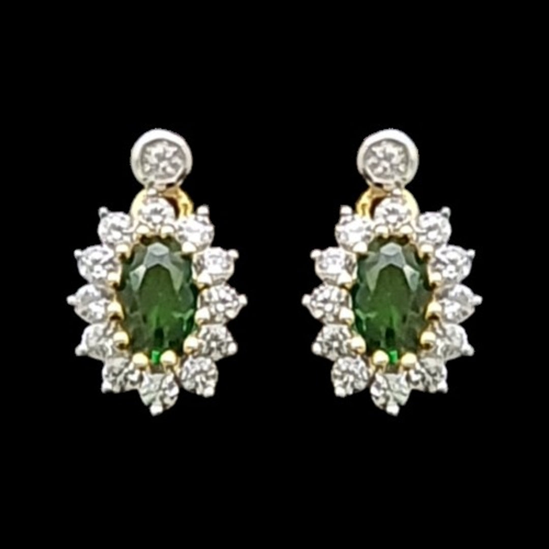 18 KT DIAMOND EARRING 1.95 Gms - MJ25ER330