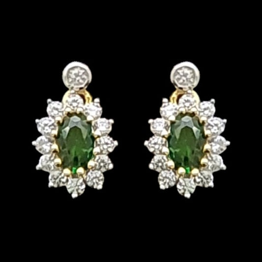 18 KT DIAMOND EARRING 1.95 Gms - MJ25ER330