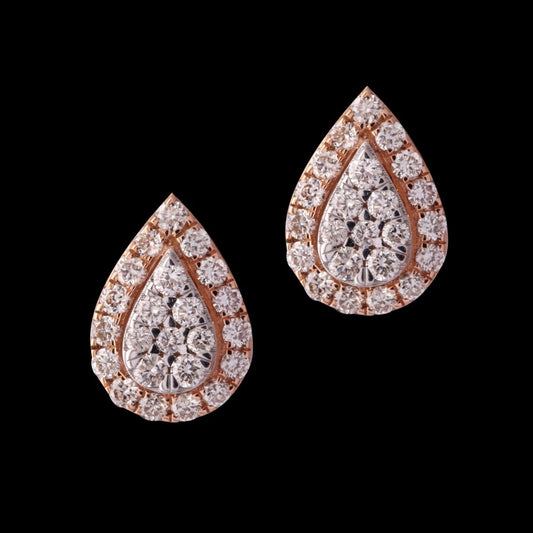 18 KT DIAMOND EARRING 1.858 Gms - MJ25ER14