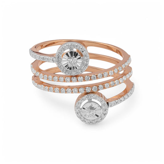 18 KT DIAMOND RING 4.15 Gms - MJ25RG546