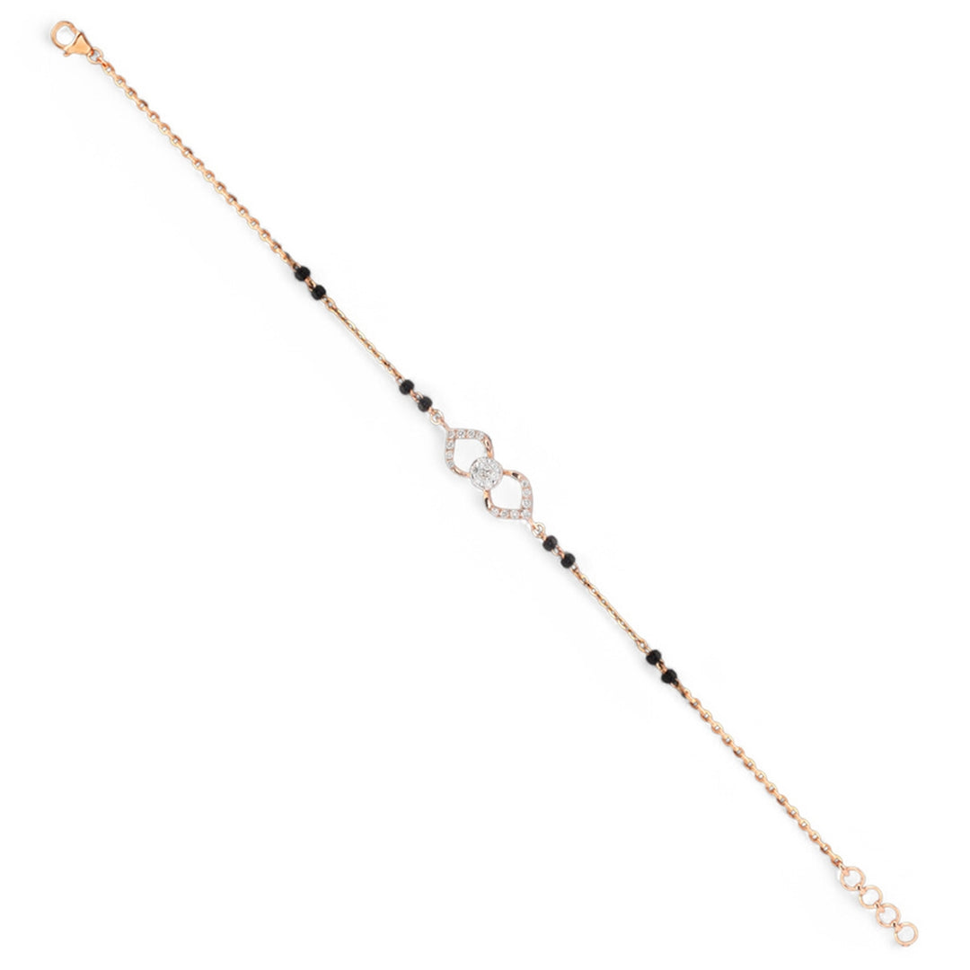 18 KT DIAMOND HAND MANGALSUTRA 2.14 Gms - MJ25MS96