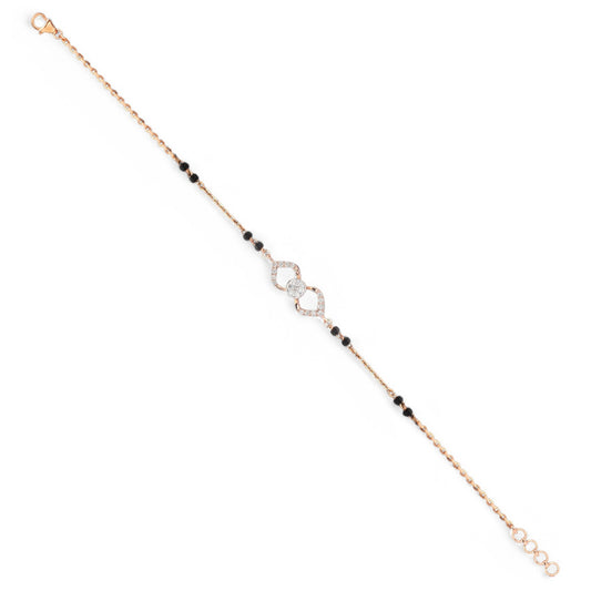 18 KT DIAMOND HAND MANGALSUTRA 2.14 Gms - MJ25MS96