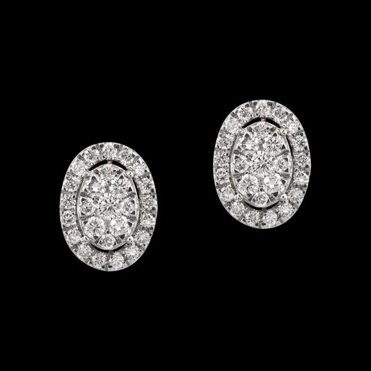 18 KT DIAMOND EARRING 1.838 Gms - MJ25ER19