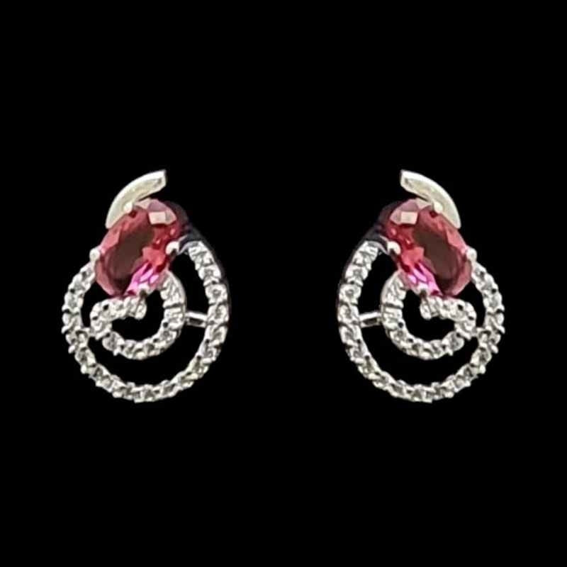 18 KT DIAMOND EARRING 1.75 Gms - MJ25ER351
