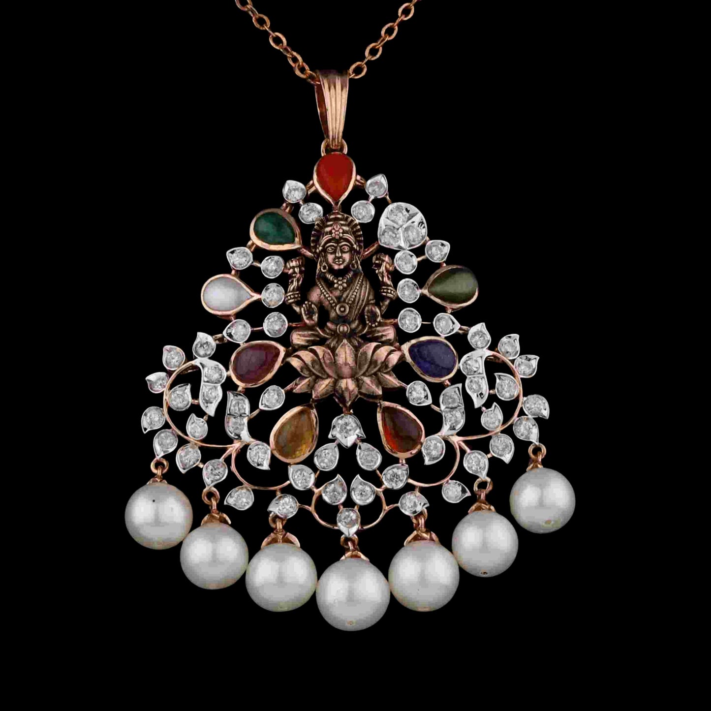 Diamond PENDANT With 13.784 Gms of 18 Kt Gold and 1.263 Cts of Certified Natural Diamonds Code: MJ26PND15