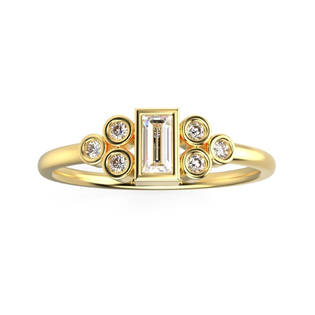 18 KT DIAMOND RING 2.5 Gms - MJ25RG302