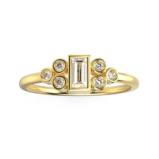 18 KT DIAMOND RING 2.5 Gms - MJ25RG302