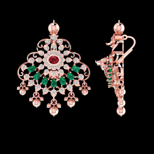 Diamond PENDANT With 12 Gms of 18 Kt Gold and 0.938 Cts of Certified Natural Diamonds Code: MJ26PND130
