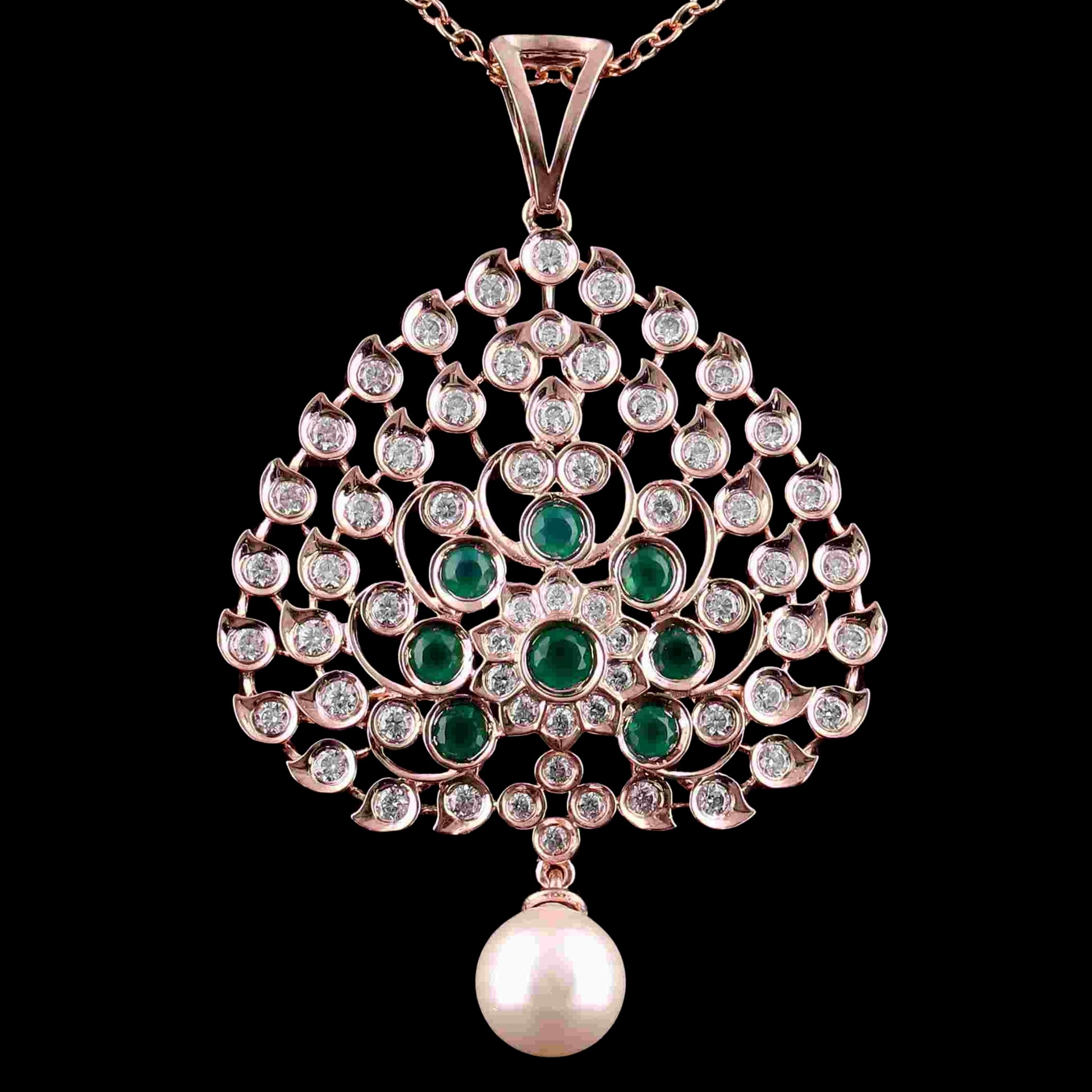 Diamond PENDANT With 10.757 Gms of 18 Kt Gold and 1.533 Cts of Certified Natural Diamonds Code: MJ26PND48