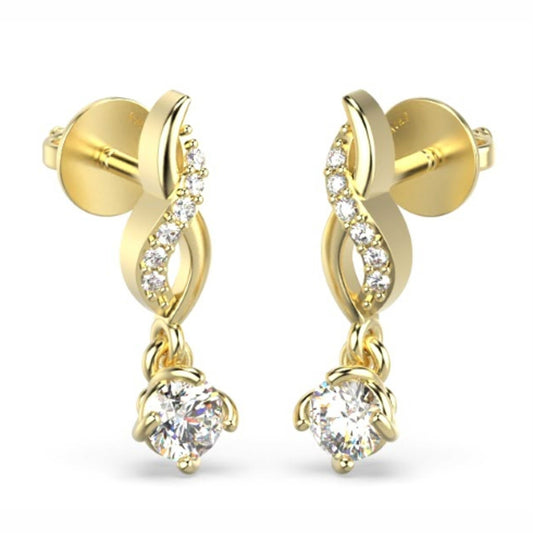 18 KT DIAMOND EARRING 3.4 Gms - MJ25ER199