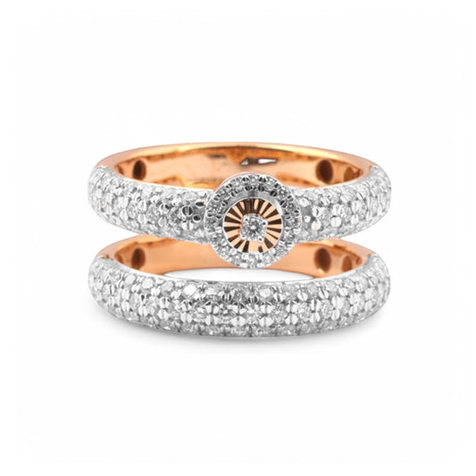 18 KT DIAMOND RING 7.364 Gms - MJ25RG543