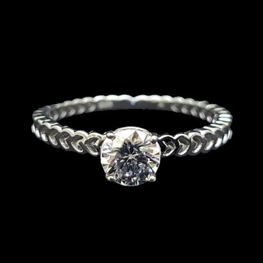 18 KT DIAMOND RING 1.95 Gms - MJ25RG384