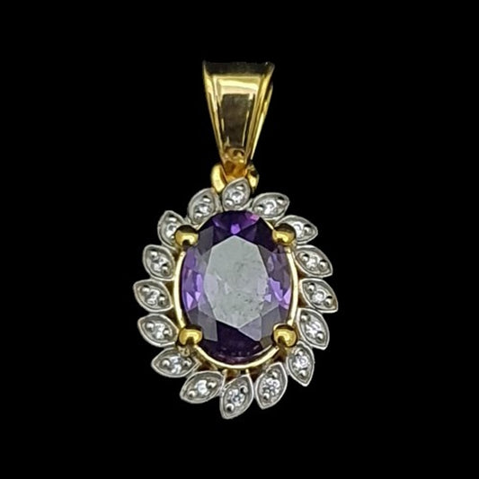 18 KT DIAMOND PENDANT 1.48 Gms - MJ25PD225