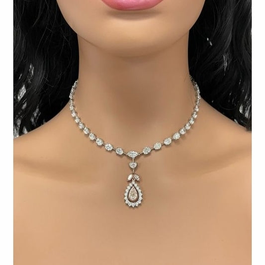 18 KT DIAMOND NECKLACE  Gms - MJ25NK244