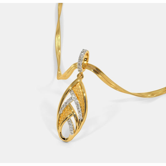 18 KT DIAMOND PENDANT 4.5 Gms - MJ25PD278