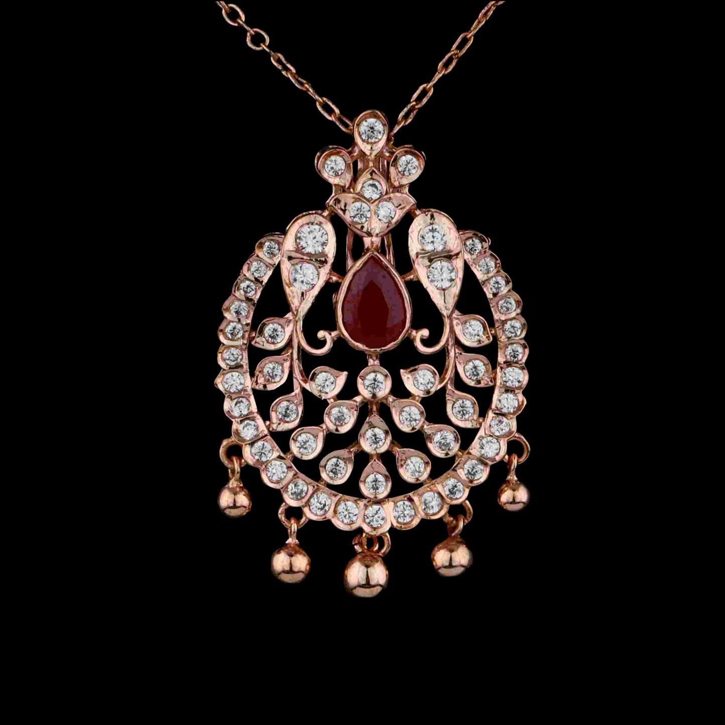 Diamond PENDANT With 8.5 Gms of 18 Kt Gold and 1.039 Cts of Certified Natural Diamonds Code: MJ26PND95