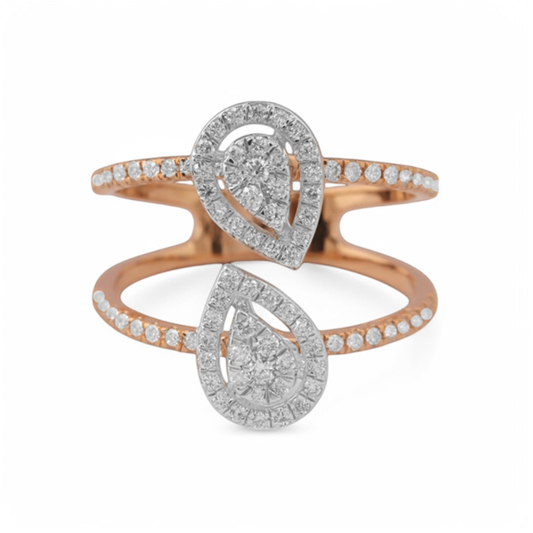 18 KT DIAMOND RING 3.412 Gms - MJ25RG562