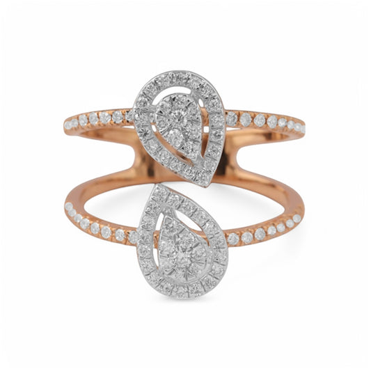 18 KT DIAMOND RING 3.412 Gms - MJ25RG562