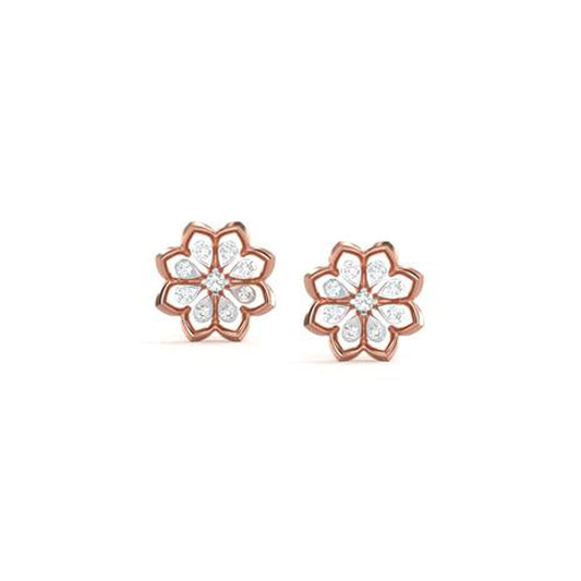 18 KT DIAMOND EARRING 2.779 Gms - MJ25ER27