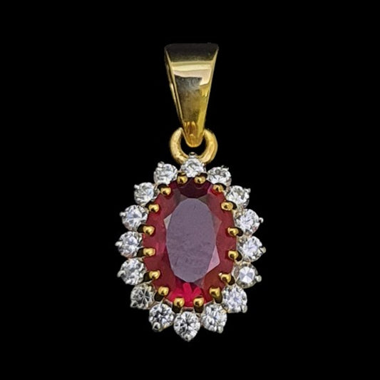 18 KT DIAMOND PENDANT 1.26 Gms - MJ25PD352