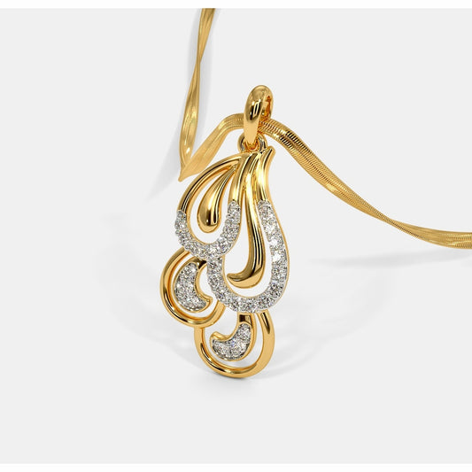 18 KT DIAMOND PENDANT 5.5 Gms - MJ25PD283
