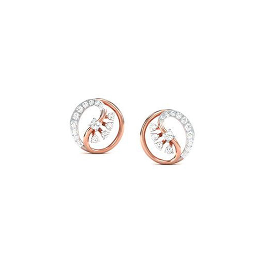 18 KT DIAMOND EARRING 1.635 Gms - MJ25ER22